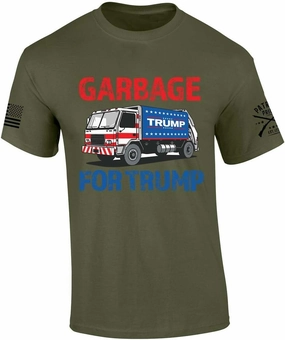 Patriot Pride Men's Funny Garbage for Trump Truck 2024 Short Sleeve T-Shirt