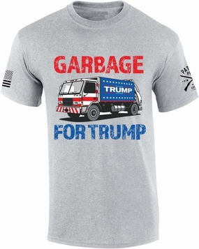 Patriot Pride Men's Funny Garbage for Trump Truck 2024 Short Sleeve T-Shirt