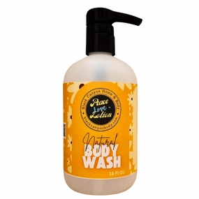 Peace Love   Lotion Lilac Bloom Scented Natural Body Wash, 16 Oz