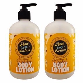 Peace Love   Lotion Myrrh Patchouli & Jasmine Scented Natural Body Lotion, 12 Oz (2 Pack)