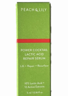 Peach & Lily Power Cocktail Lactic Acid Repair Serum Sample Size 0.16 oz