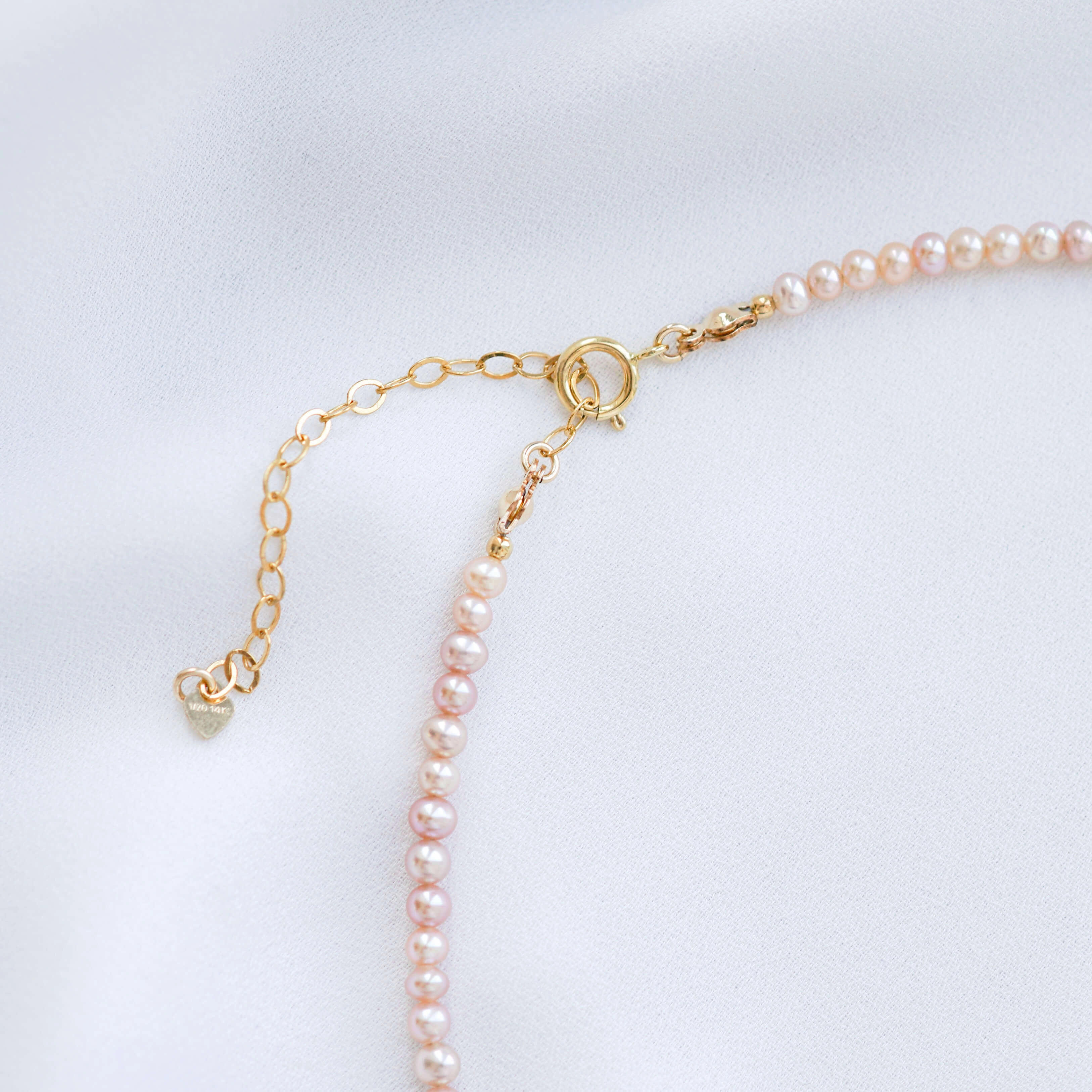Petite Pearl Choker Interval Necklace