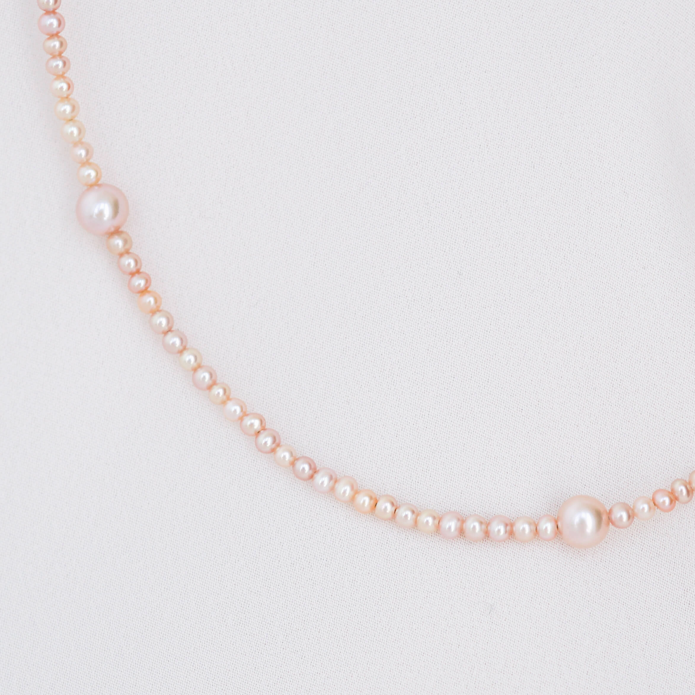 Petite Pearl Choker Interval Necklace