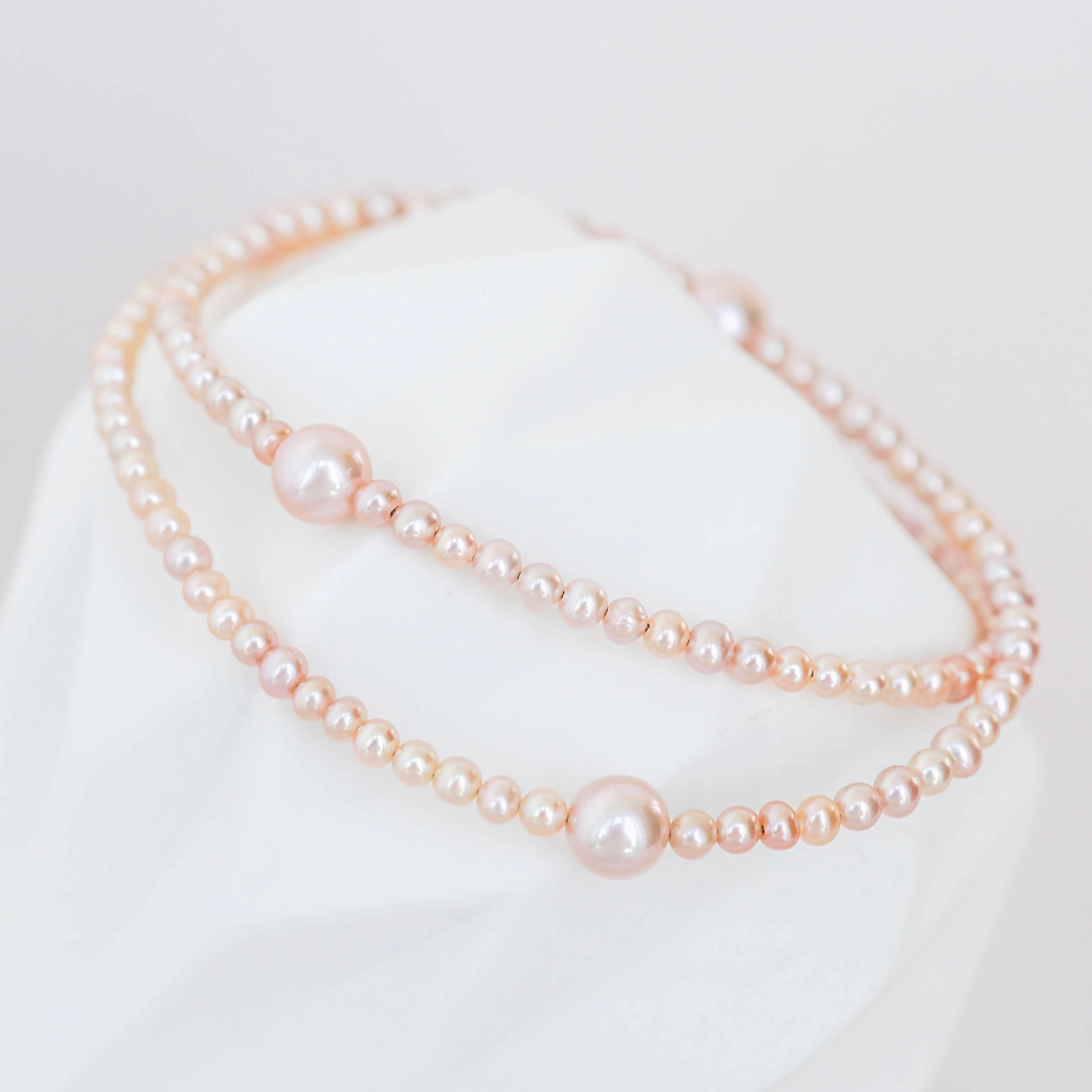 Petite Pearl Choker Interval Necklace