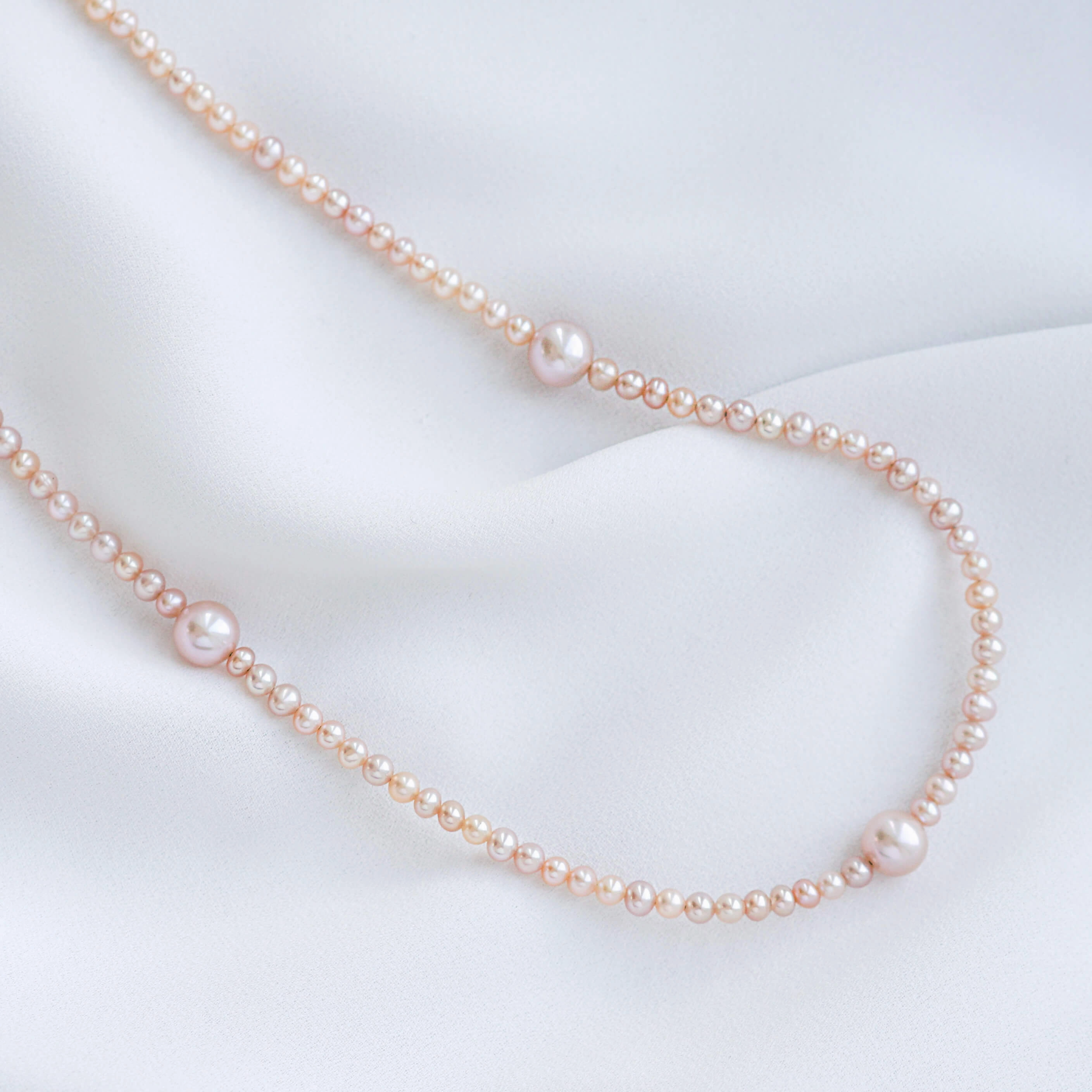 Petite Pearl Choker Interval Necklace