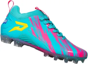 Phenom Elite Kool-Aid Sharkleberry Fin Football Cleats – Quantum Speed Lightweight, Traction, and Style for Football, Lacrosse, and Rugby