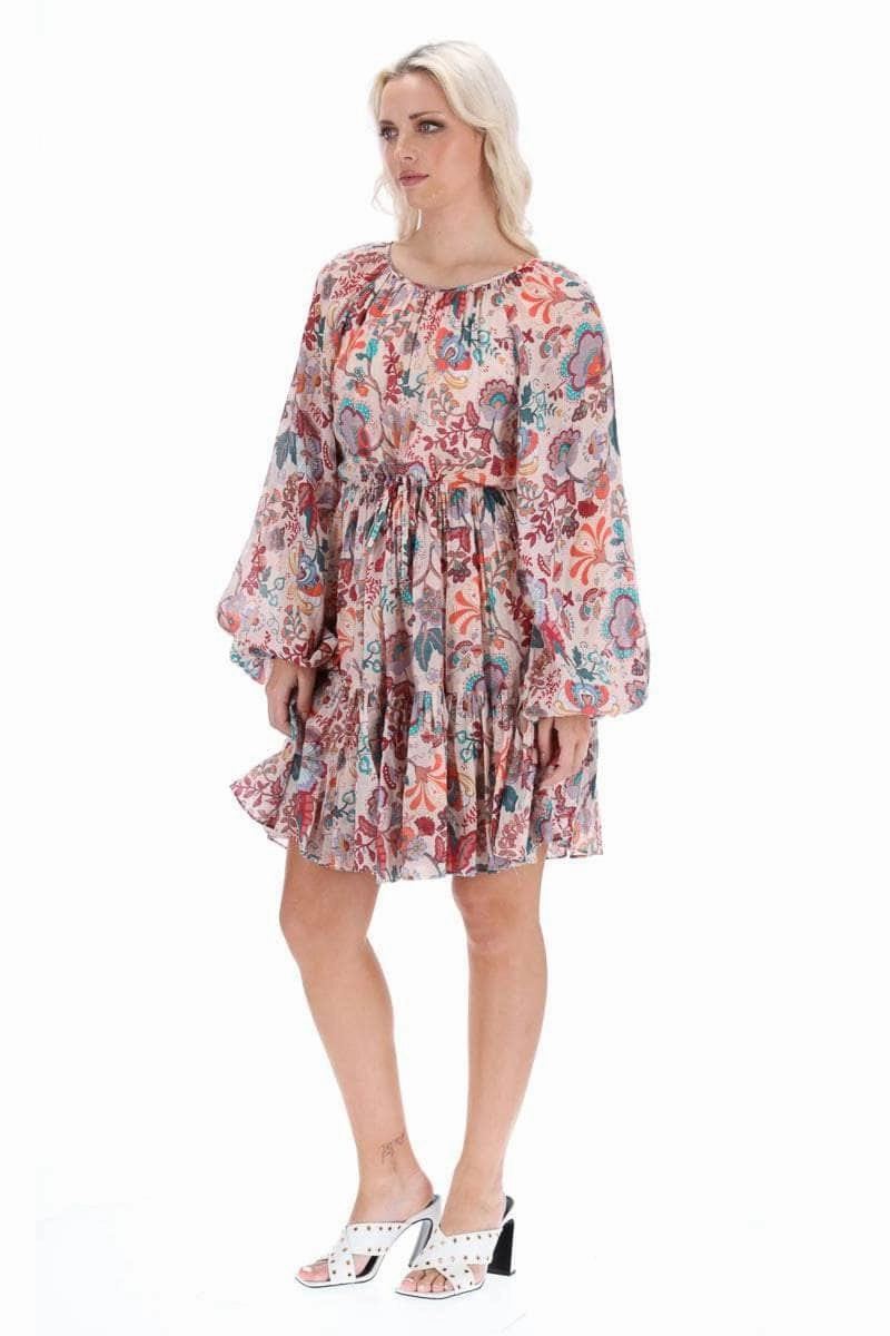 Pheobe Mini Dress Peach