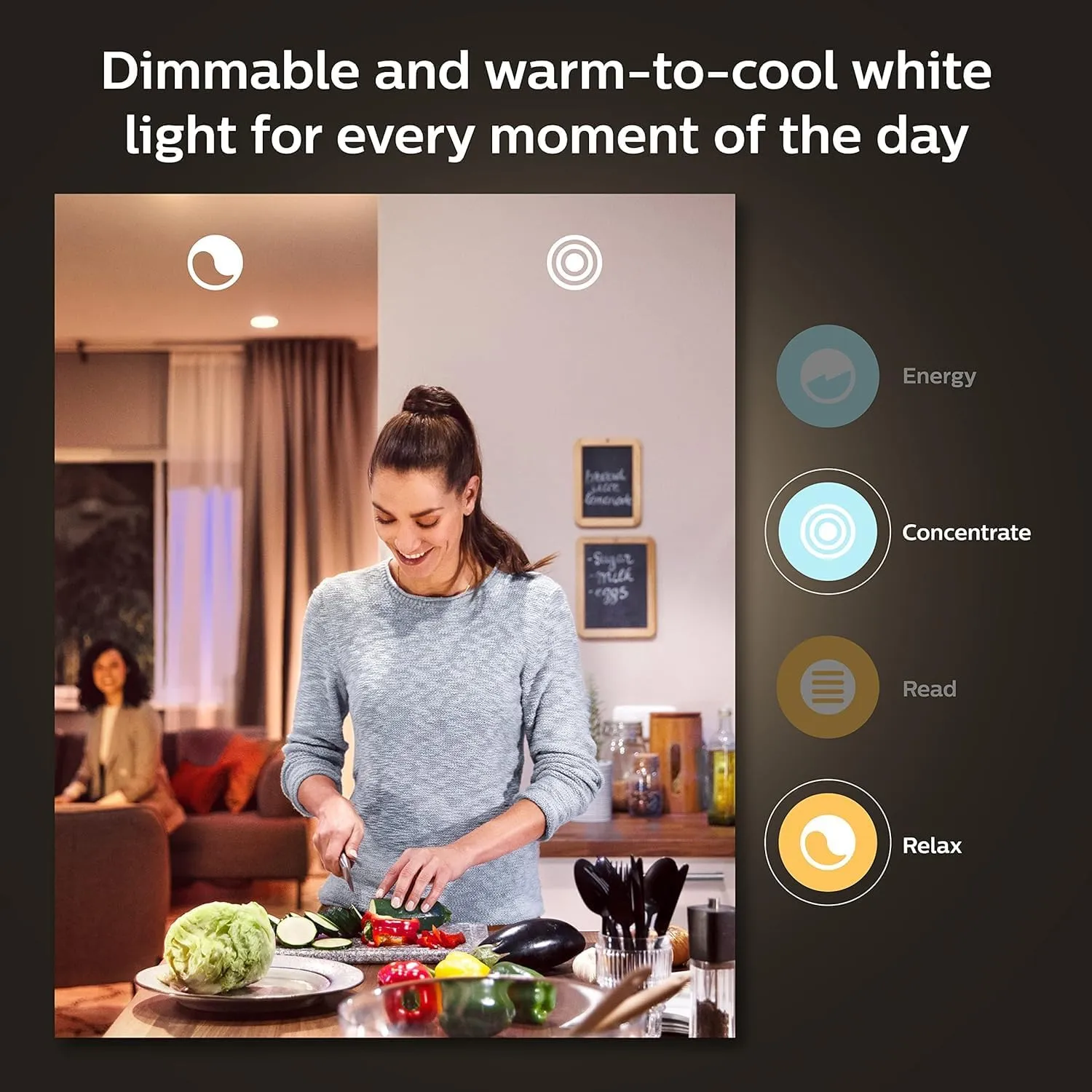 Philips Hue Smart 75W A19 LED Bulb - Soft Warm White Light - 2 Pack - 1100LM - E26 - Indoor - Control with Hue App - Works with Alexa, Google Assistant and Apple Homekit