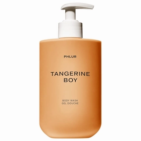 PHLUR Tangerine Boy Body Wash - Gentle Gel-Serum Cleanser - Sulfate-Free with Antioxidants & Vitamins - Citrus Body Wash for Women & Men - Lemon, Ginger, Tangerine, Jasmine & Black Pepper (16 Fl Oz)