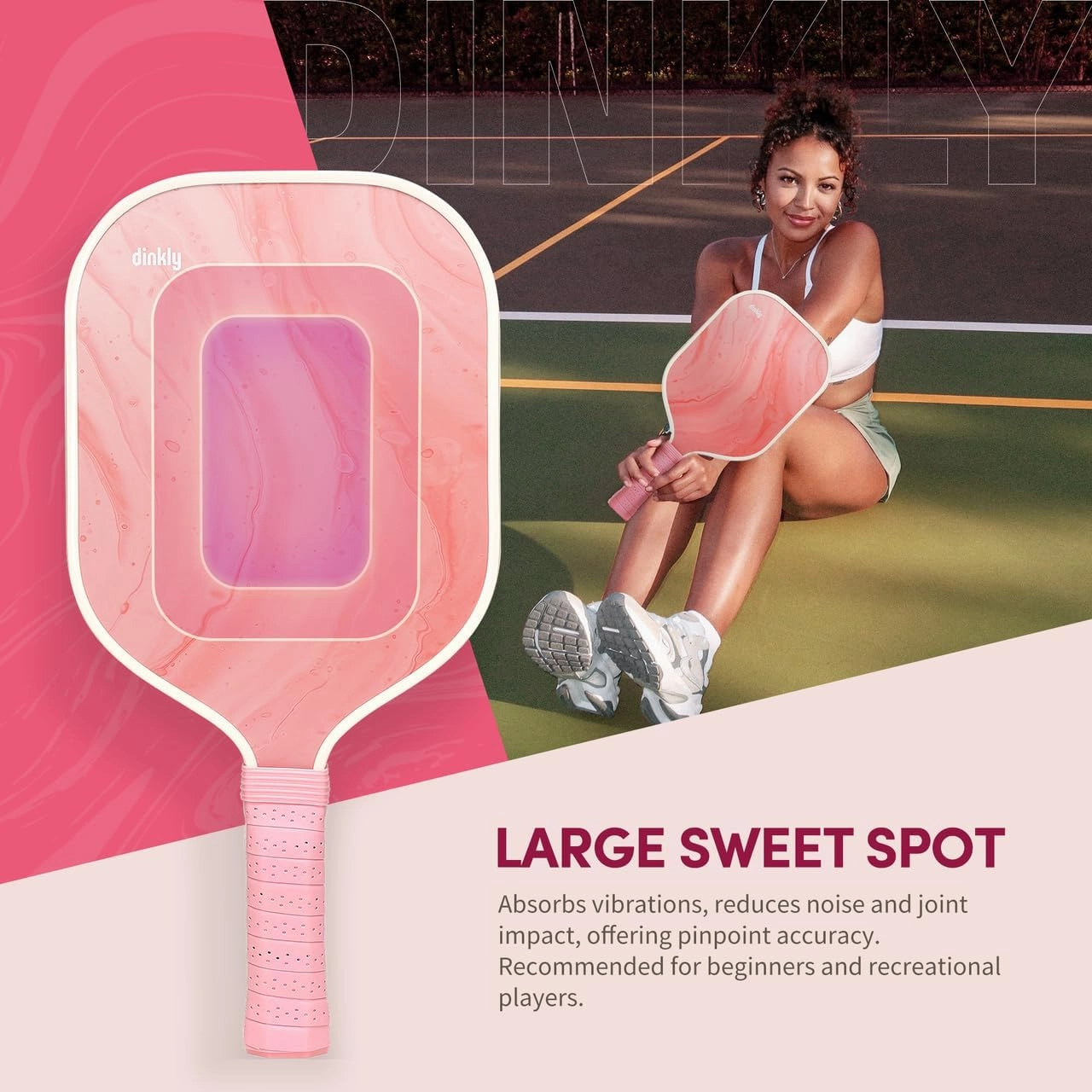 Pickleball Paddles Set of 2/4- USAPA Approved Graphite/Fiberglass Pickleball Racket, 2 Pickleball Rackets, 4 Balls and 1 Portable Carry Bag, Aesthetic Pickle Ball Set for Men Women Beginners