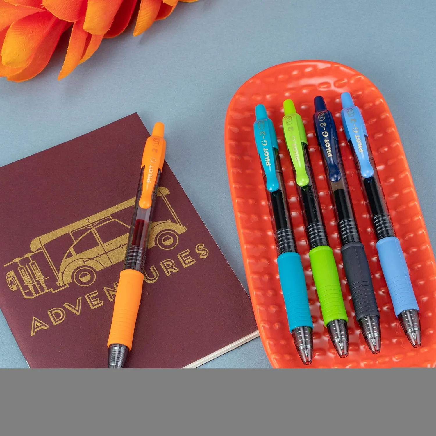 Pilot, G2 Premium Gel Roller Pens, Bold Point 1 mm, Pack of 14, Assorted Colors