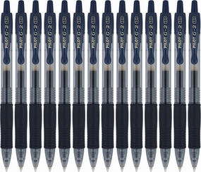 Pilot, G2 Premium Gel Roller Pens, Bold Point 1 mm, Pack of 14, Navy