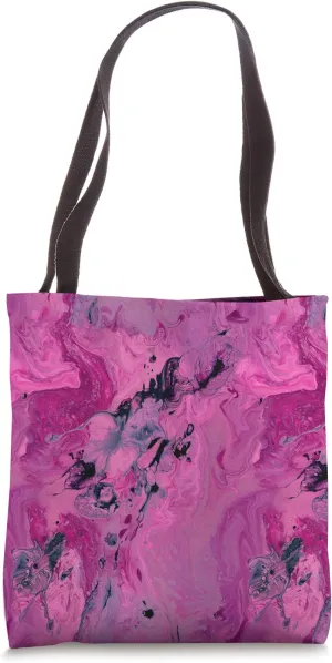 Pink Pour Liquid Galaxy Tote Bag