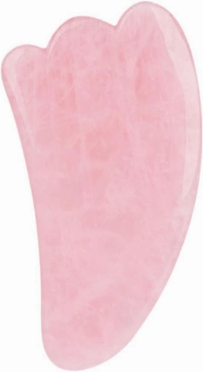 Pink Rose Quartz Jade Massager Roller Gouache Scraper Set Natural Crystal Stone Gua Sha Board Face Tool,type 8