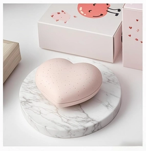 PP soap, used for pink and soft private parts, removes melanin, whitens areola, knee, armpit, private parts, inner thigh and buttocks | Contains 6 kinds of fruit essence, heart shaped pink