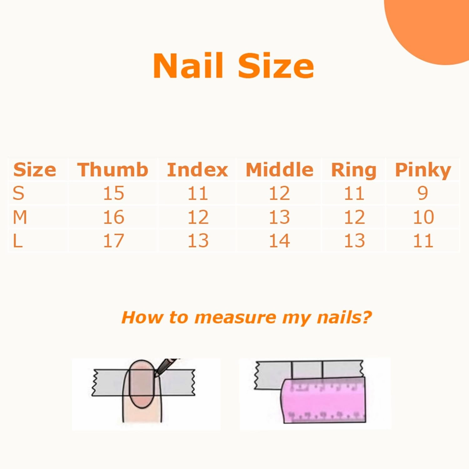 Press-on Nails, Handmade with Gel UV Finished, False nails, Reusable, Almond Shape for Women, Nude, Medium Size