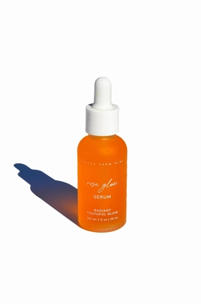Pretty farm girl Rose Glow Serum - Radiant Youthful Glow - For Anti-Aging, Acne Scars, and Discoloration - Skin Healing - All Skin Types - Facial Use - 1 oz