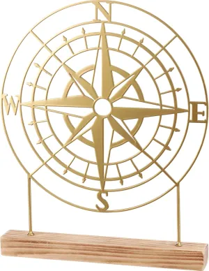 Primitives by Kathy Compass Rose Decorative Sitter
