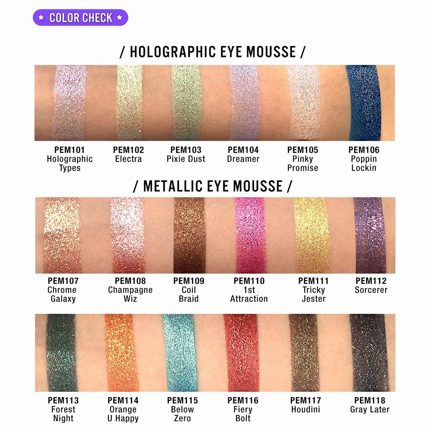 Pris-Metal Chrome Eye Mousse