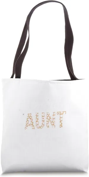 Proud Aunt of a 2025 Graduate Bold Text Design Tote Bag