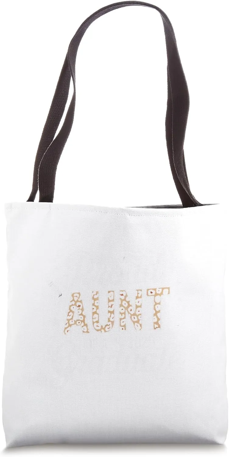 Proud Aunt of a 2025 Graduate Bold Text Design Tote Bag