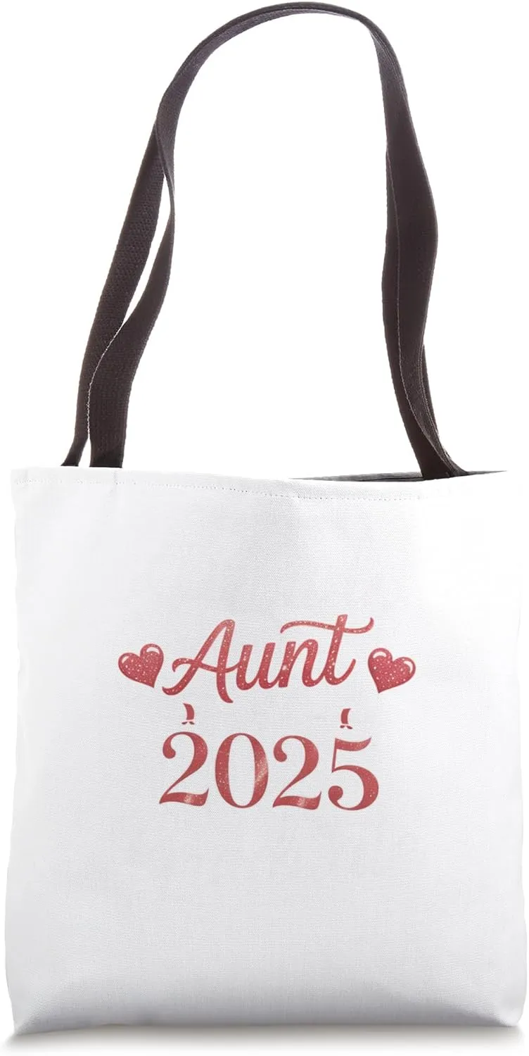 Proud Aunt of a 2025 Graduate Bold Text Design Tote Bag