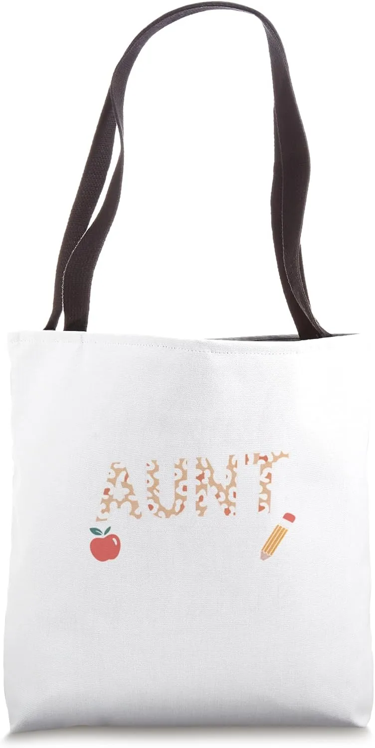 Proud Aunt of a 2025 Graduate Bold Text Design Tote Bag