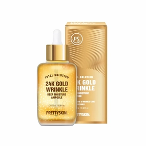 PS.PRETTYSKIN Revitalize Your Skin with 24k Gold! Powerful Moisturizing and Firming Skincare Ampoule 3.21fl.oz.(95ml)