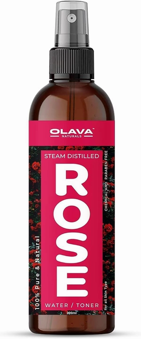 Pub Pure Rose Water - 100% Pure and Natural Steam Distilled Gulab Jal Face Toner - Rose Water Spray for Face - Rose Face Mist - Rose Water Toner for Glowing Skin - 200 ml
