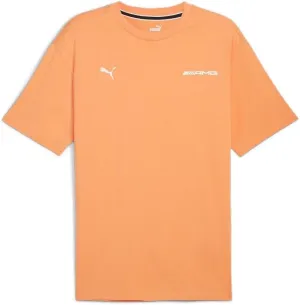 PUMA Men's Standard Mercedes AMG-Petronas Formula 1 Graphic T-Shirt, Bright Melon Ah24, Large