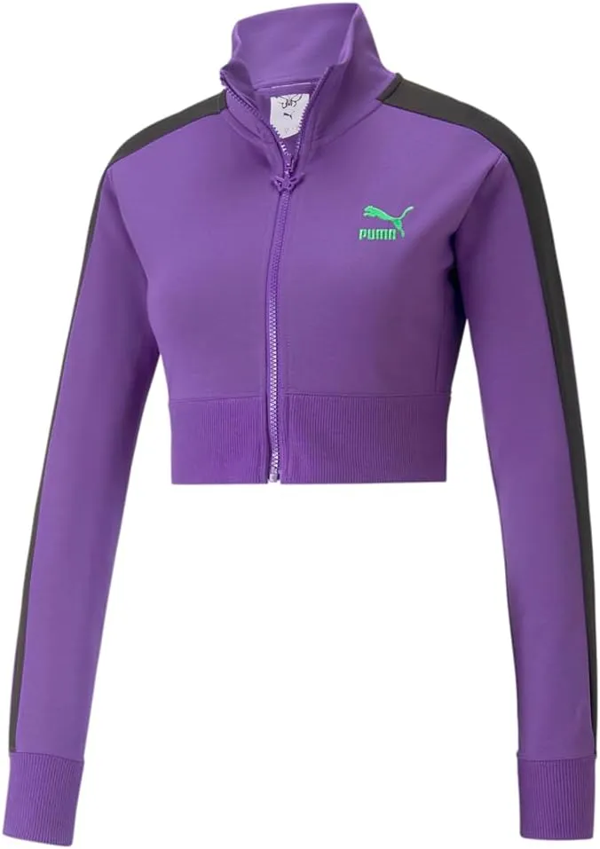 PUMA PUMA X Dua Lipa T7 Jacket Royal Purple/Puma Black XS