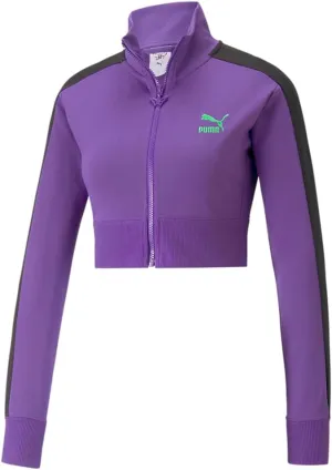 PUMA PUMA X Dua Lipa T7 Jacket Royal Purple/Puma Black XS