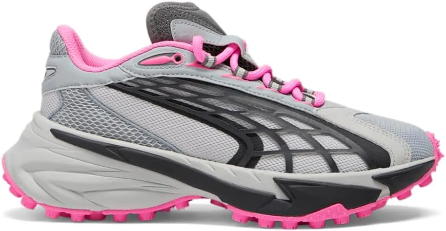 PUMA - Womens Spirex Sporty Shoes, Color Cool Mid Gray/Cool Dark Gray/Poison Pink, Size: 6 M US