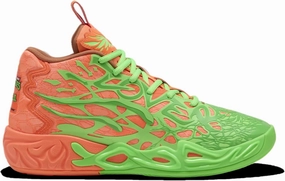 Puma MB.04 TMNT L&M - Men's (Fluro Green PES/Bright Aqua/Orange)