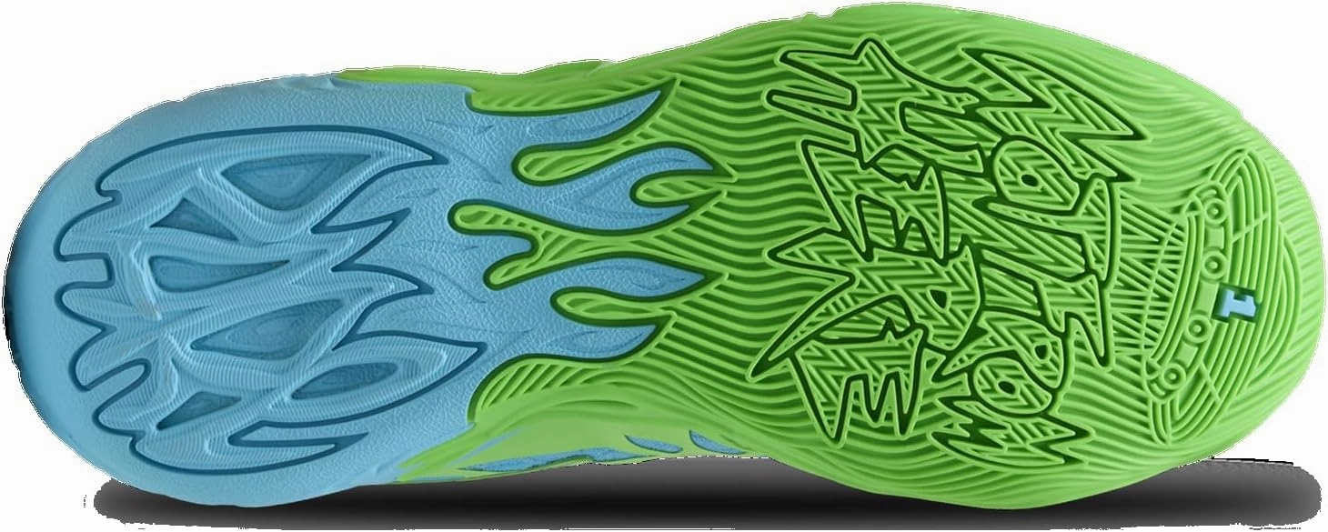 Puma MB.04 TMNT L&M - Men's (Fluro Green PES/Bright Aqua/Orange)