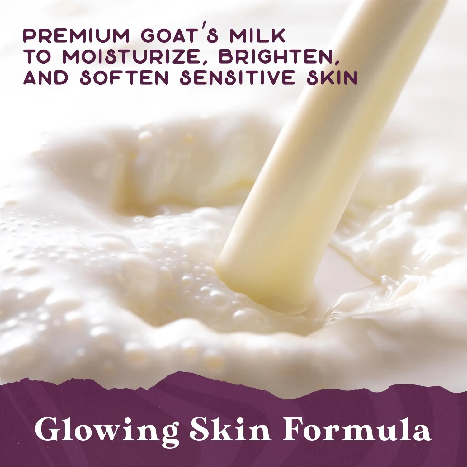 PURPLE CANYON Goat Milk Whipped Body Butter 8oz | Lavender Rose Body Lotion Infused with Jojoba Oil and Aloe Vera| Glowing Skin Natural Lotion for Luxury Self-Care