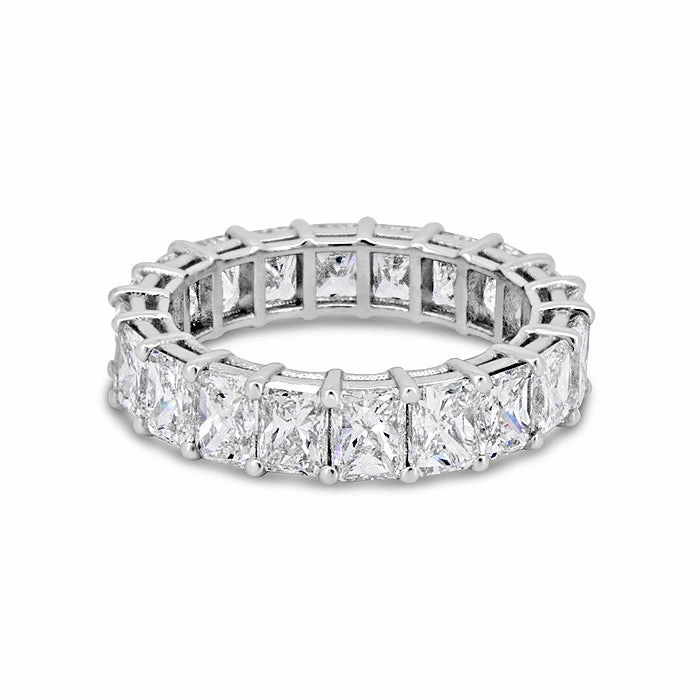 Radiant Cut Eternity Band