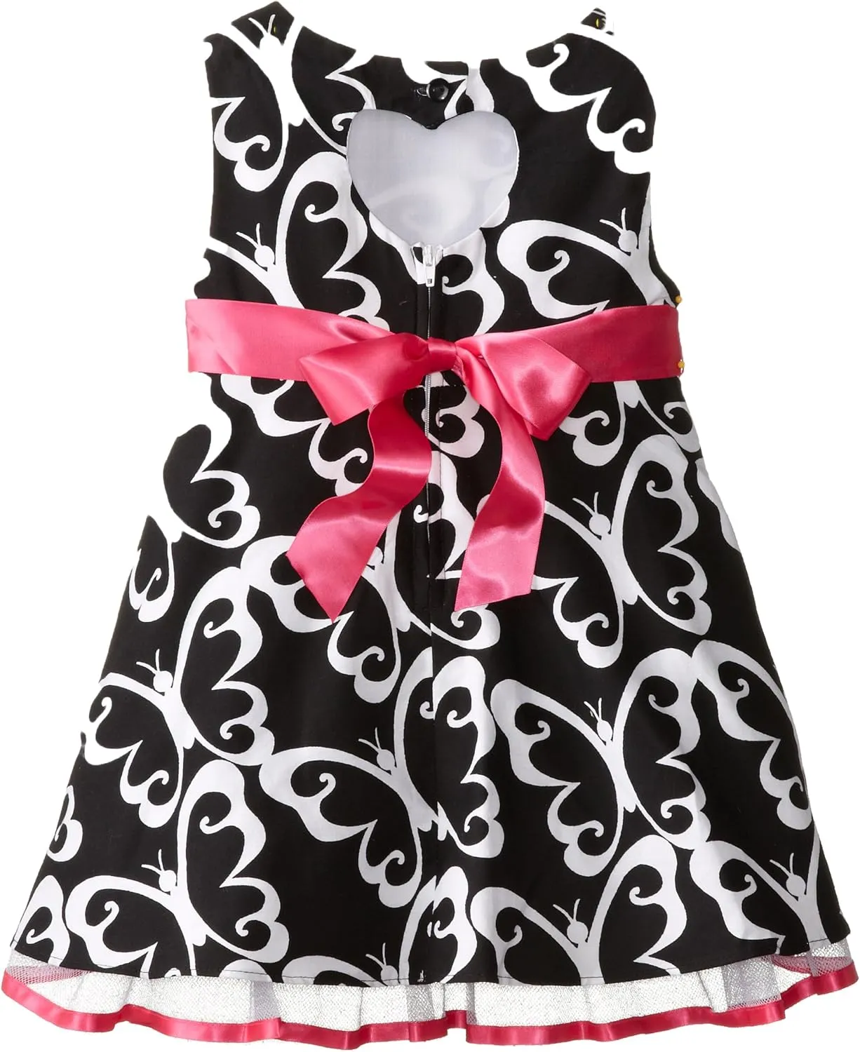 Rare Editions Little Girls' Butterfly Print Woven Dress