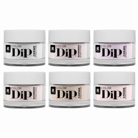 RC Red Carpet Manicure Color Dip Bundle French – Vibrant Set, 0.3 oz Each – Long-lasting, Easy to Use, No UV/LED Needed, Non-Irritating Formula, Salon Quality Nails at Home, 6pcs.