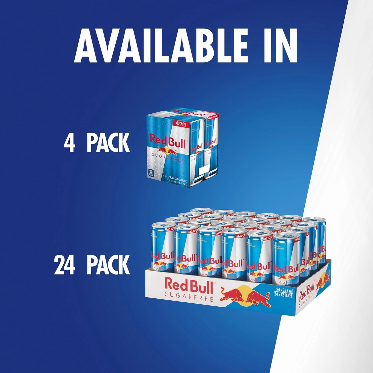 Red Bull Sugar Free Energy Drink with 114mg Caffeine plus Taurine & B Vitamins, 12 Fl Oz, Pack of 24 Cans