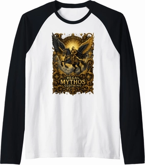 Regal Mythos Clothing: Celestial Rider Raglan Baseball Tee