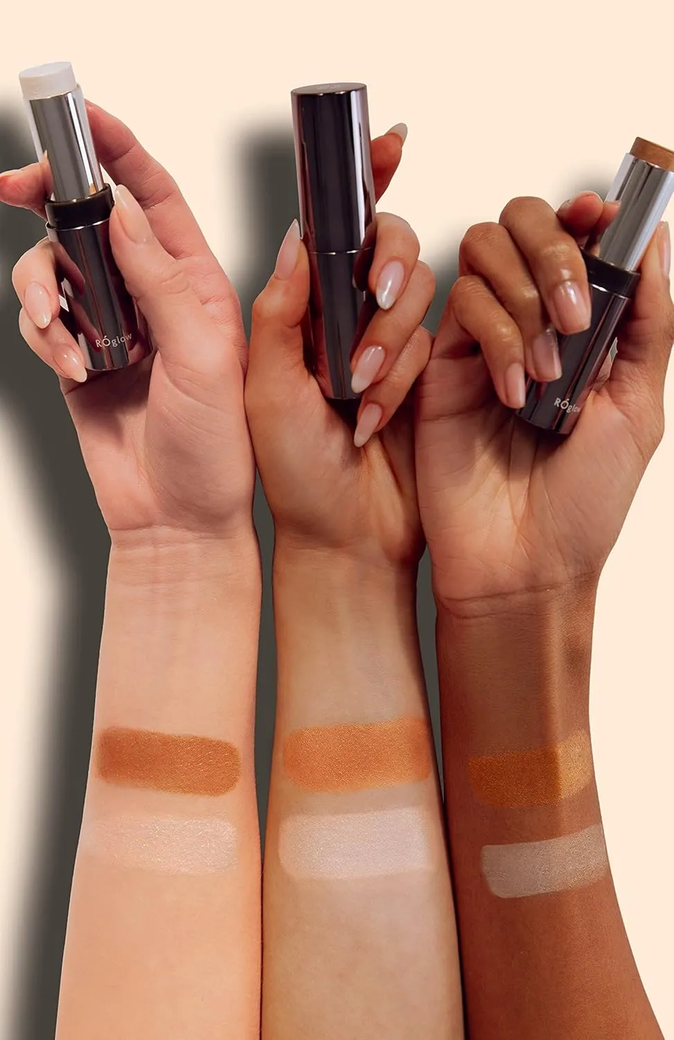 RÓEN - RÓGLOW Luminous Highlighting Balm Skin Stick | Vegan, Cruelty-Free, Clean Makeup (Glazed)