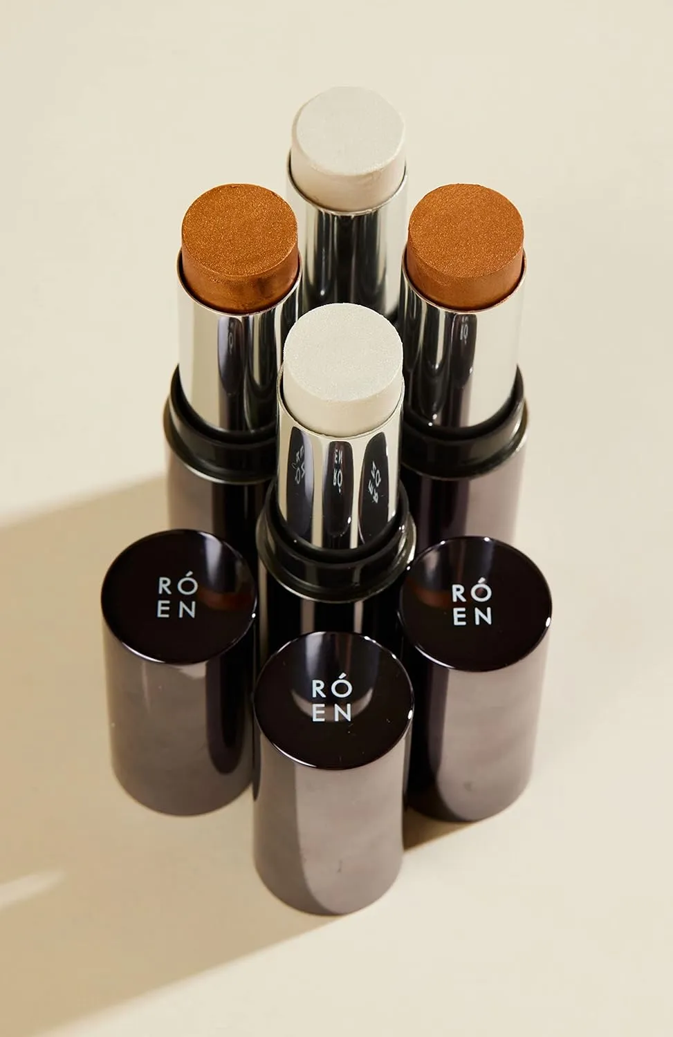 RÓEN - RÓGLOW Luminous Highlighting Balm Skin Stick | Vegan, Cruelty-Free, Clean Makeup (Lit)