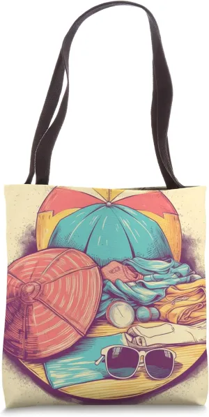 Retro Summer Reverie: Revive the Vintage Vibes Tote Bag