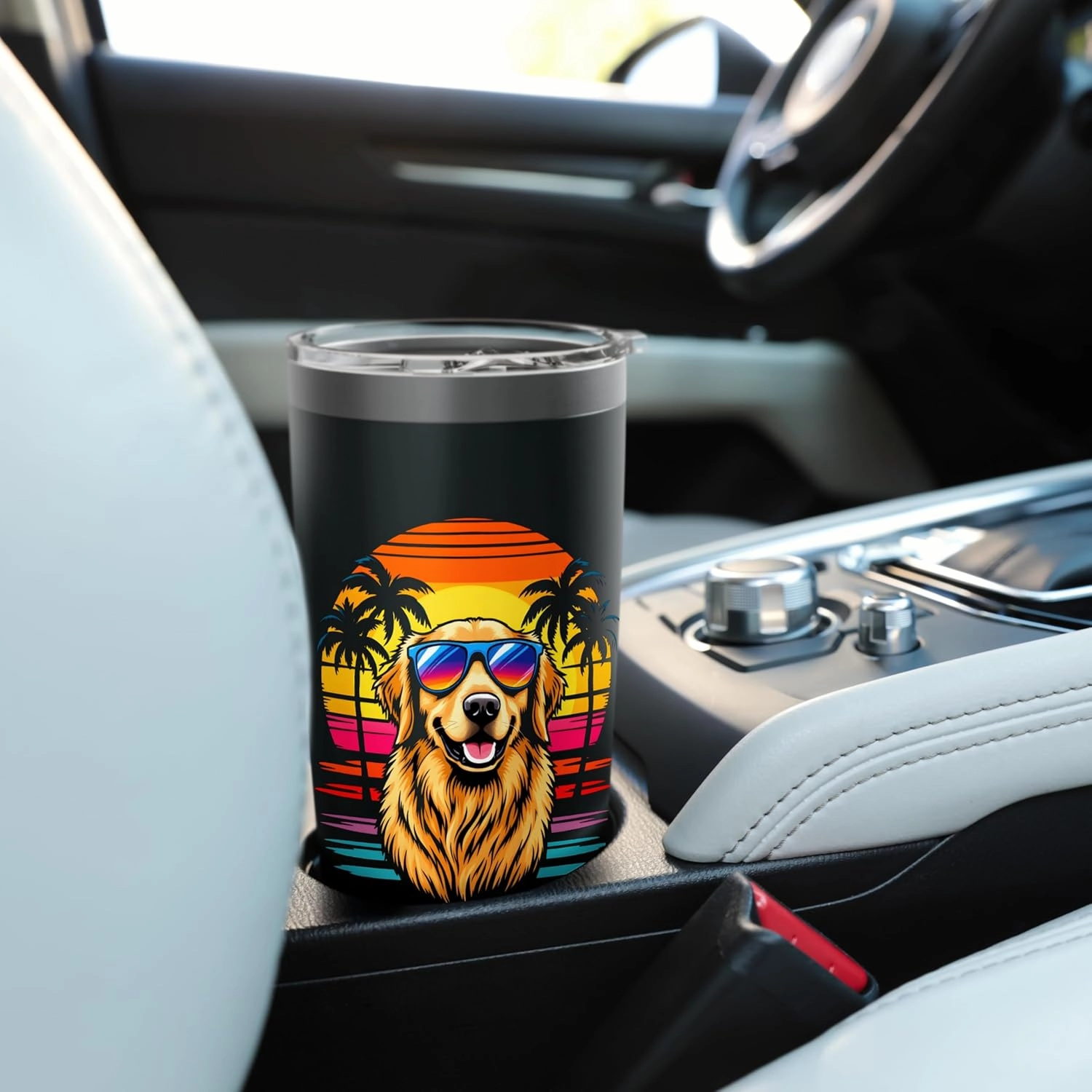 Retro Retriever Stainless Steel Insulated Tumbler
