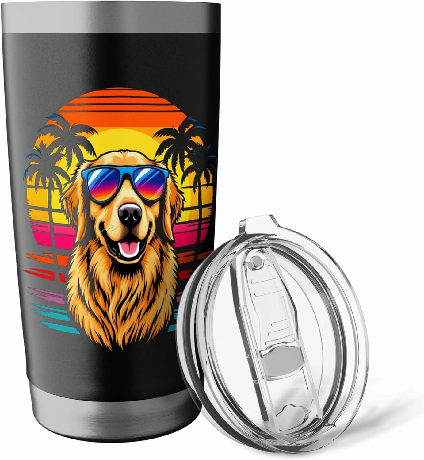 Retro Retriever Stainless Steel Insulated Tumbler