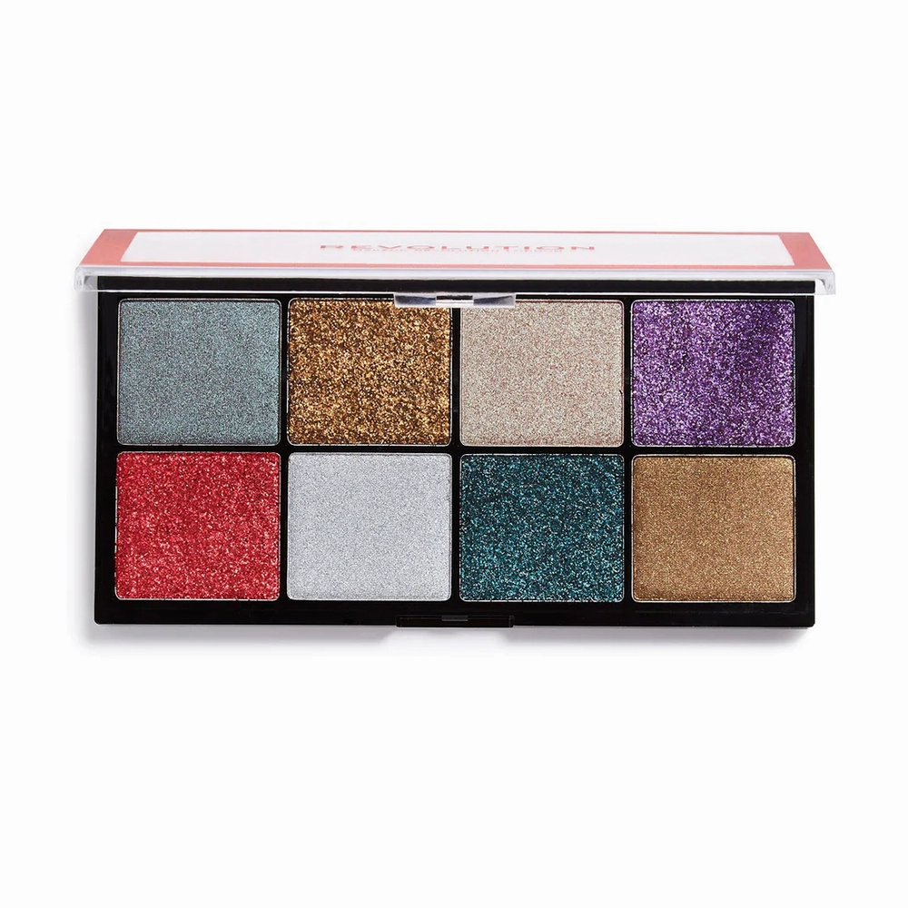Revolution Pressed Glitter Eyeshadow Palette Posessed