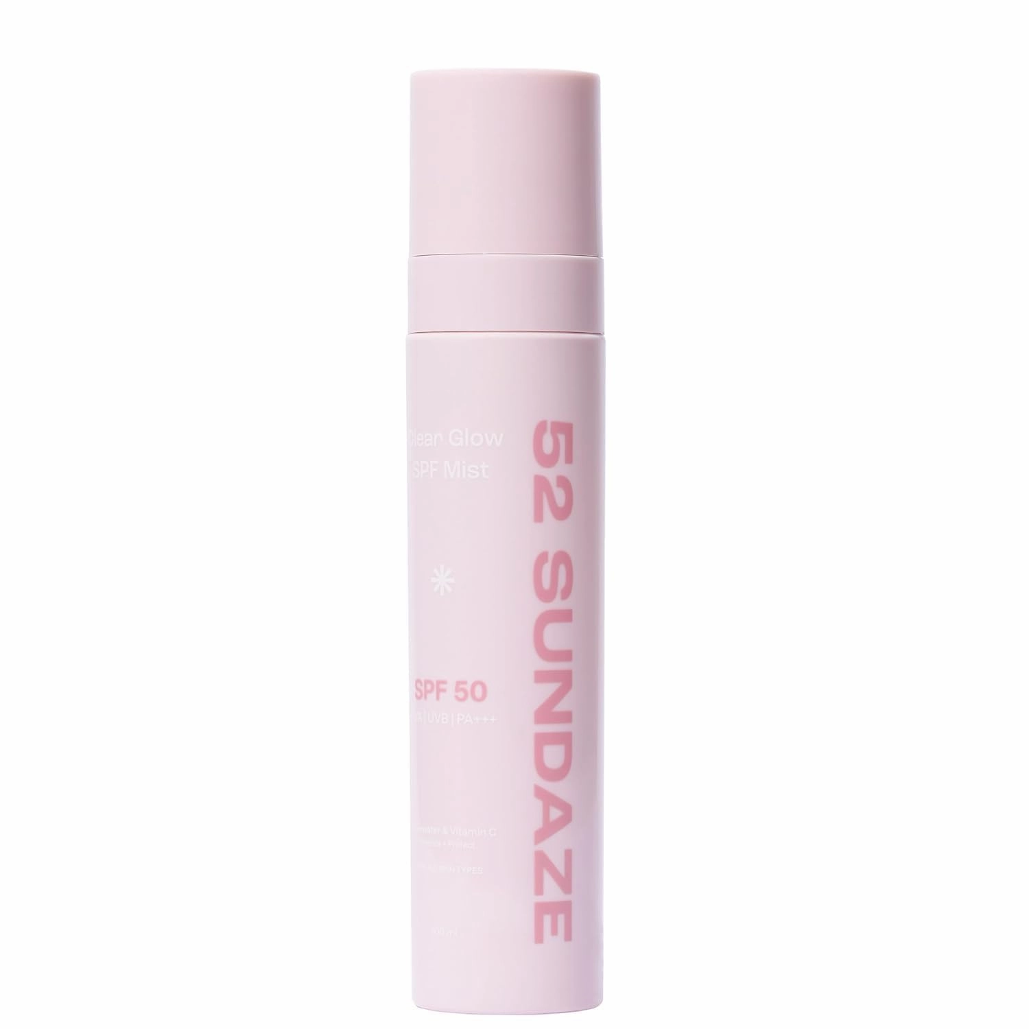 RI 52 S'und@ze SPF50 Rosewater Sunscreen Mist - SPF 50  PA     Sunscreen Spray - Invisible Sun Screen - Clear Glow Rose Sun Mist - UVA/B Broad Spectrum - Oily & Dry Skin - Men & Women | 100 ML
