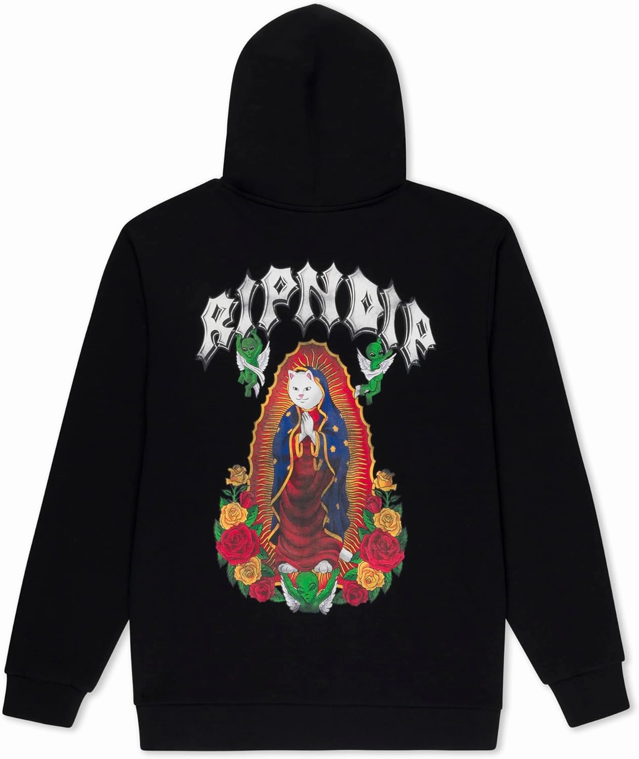 RIPNDIP Black Mother Nerm Hoodie – Bold Comfort with Signature Lord Nerm Style