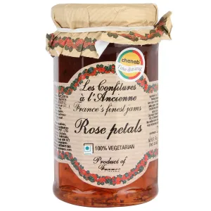 Rose Petal Jam Andresy All natural French jam pure sugar cane 9.52 oz jar Confitures a l'Ancienne, One